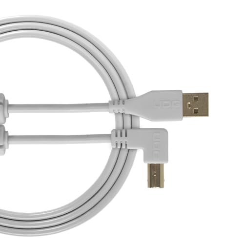UDG Ultimate Cable USB 2.0 Type A-B Angled 3M (White) von UDG