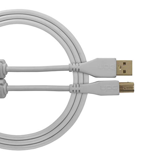 UDG Kabel USB 2.0 (A-B) gerade 2 m – Audio optimiertes UDG Ultimate Audiokabel für DJs und Produzenten zur Maximierung ihrer Leistung von UDG