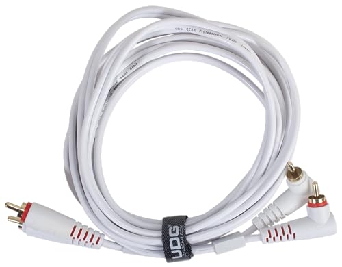 UDG Ultimate Cable RCA Straight - RCA Angled 3m (White) von UDG