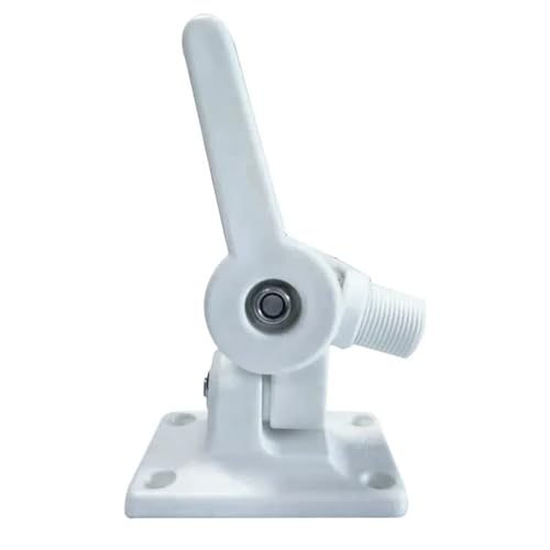 1 Pcs Deck Montieren VHF Radio Weiß Nylon Einstellbare Antenne Basis Dual Achse Halterung for Boote 1 Pcs Deck Montieren VHF Radio Weiß Nylon Einstellbare Antenne Basis Dual Achse Halterung for Boote von UDHBJEBQ