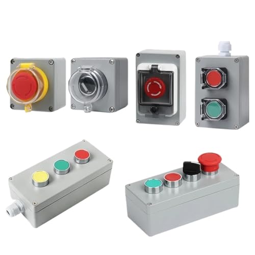 Explosionsgeschützte Metall-Tasten-Steuerbox, wasserdichte Box, Notfall-Reset, elektrisch (2P Emergency Reset) von UDHBJEBQ