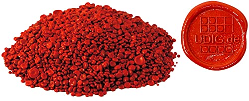 Perlensiegellack Ziegelrot Nr. 1730-100 g, Siegellack Rot für brechende Siegel von UDIG