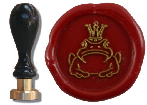 Siegelstempel Petschaft Froschkönig 24 mm von UDIG