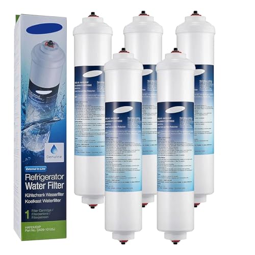 Kühlschrank-Wasserfilter, Kompatibel For Samsung, DA29-10105J WSF-100 Aqua-Pure Plus, Kompatibel For LG, 5231JA2010B GE GXRTQR, Kühlschrank-Zubehör(5pcs) von UDXVUXCX