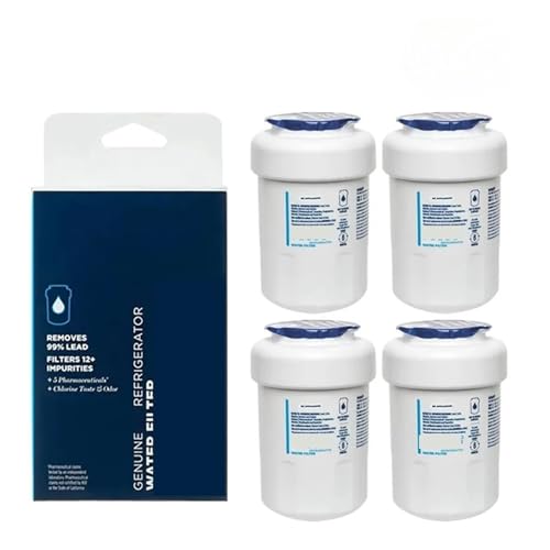 Kühlschrank-Wasserfilter-Ersatz, Kompatibel Mit GE, MWFP MWFA MWFAP MWFINT GWF06 GWFA HWF HWFA FMG-1 FMG DSS25KGREBB GCU23LGYDFSS, Kühlschrankzubehör(4pcs) von UDXVUXCX