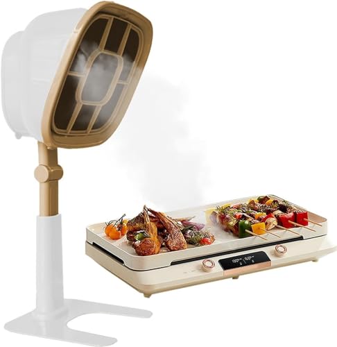 Mini-Tisch-Dunstabzugshaube, verstellbare Mini-Dunstabzugshaube, 3200 U/min Rauchfilterung für Küche, Zuhause, Grill, Hot Pot (Size : A) von UE-MAOLU