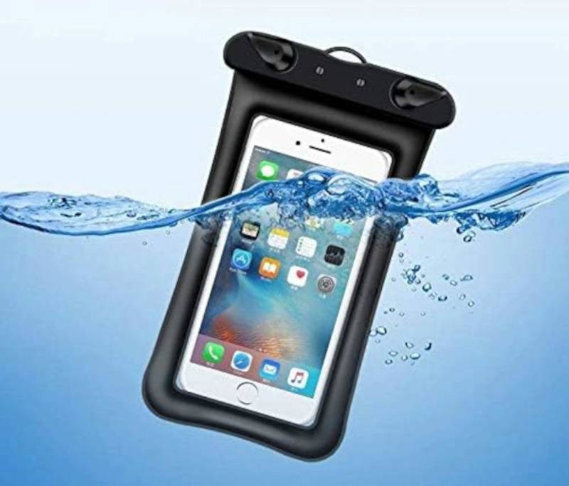 UE Stock Handyhülle Universal Wasserdichte schwimmende Handyhülle Telefonhülle Schwarz, mit Touchscreen-Funktion von UE Stock