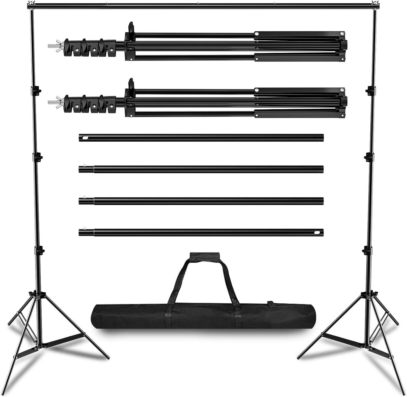UE Stock Hintergrundsystem Verstellbares Fotostudio Hintergrundsystem Hintergrundständer 2,6 x 3m, Kompakt und transportabel UE Stock Hintergrundsystem Verstellbares Fotostudio Hintergrundsystem Hintergrundständer 2,6 x 3m, Kompakt und transportabel von UE Stock