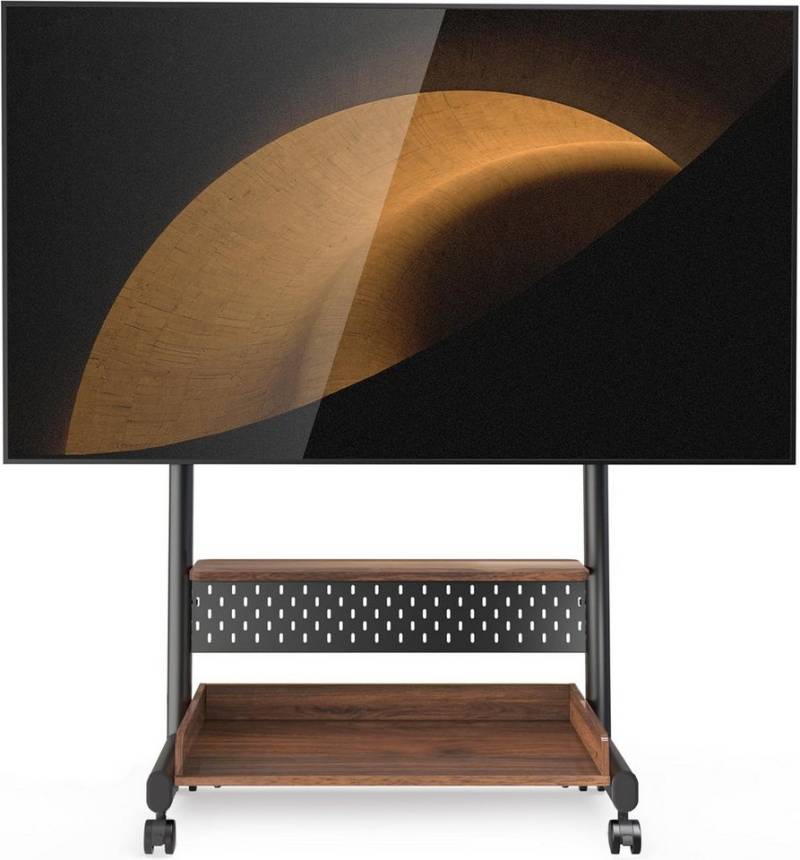 UE Stock TV Ständer Rollbarer Fernsehständer mit Rollen Bodenständer 40-85 Zoll TV-Ständer, (bis 85 Zoll, Höhenverstellbar) von UE Stock