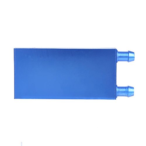 UEB Waterblock für Wasserkühlung für CPU, Grafikkarte, starre Basis, Kühlung aus Aluminium, Block, Flüssigkeit, Kühlkörper (80 x 40 x 12 mm) von UEB