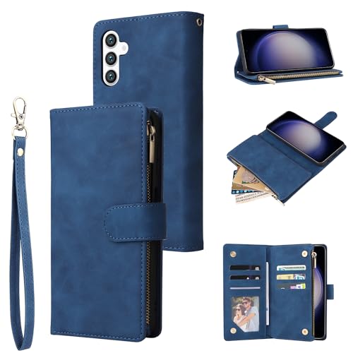 UEEBAI Schutzhülle für Handy, aus hochwertigem PU-Leder, Vintage-Stil, mit Standfunktion, Magnetverschluss, Kartenschlitzen, Handschlaufe, TPU, Brieftasche, Handyhülle, Brieftasche, Brieftasche, UEEBAI Schutzhülle für Handy, aus hochwertigem PU-Leder, Vintage-Stil, mit Standfunktion, Magnetverschluss, Kartenschlitzen, Handschlaufe, TPU, Brieftasche, Handyhülle, Brieftasche, Brieftasche, von UEEBAI