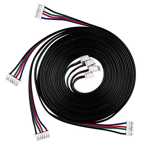 UEETEK 4 Stück 1M Schrittmotor Kabel Bleidraht HX2.54 4-polig bis 6-polig UEETEK 4 Stück 1M Schrittmotor Kabel Bleidraht HX2.54 4-polig bis 6-polig von UEETEK