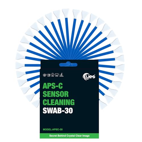 UES APSC-30 Sensor Reinigungs Swabs für APS-C Kameras: 30 x Mikrofaser Swab 16 mm staubfrei, einzeln vakuumverpackt von UES