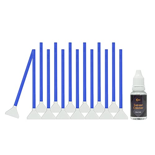 UES FFR24 Sensor Reinigungsset für Vollformat DSLR und Spiegellose Kameras - 14x 24mm Mikrofaser Swabs einzeln verpackt, 15ml Flüssig-Reiniger, für CMOS/CCD Sensoren, kompatibel mit Sony, Canon, Nikon UES FFR24 Sensor Reinigungsset für Vollformat DSLR und Spiegellose Kameras - 14x 24mm Mikrofaser Swabs einzeln verpackt, 15ml Flüssig-Reiniger, für CMOS/CCD Sensoren, kompatibel mit Sony, Canon, Nikon von UES