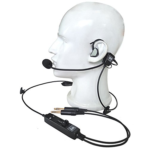 UFQ In-Ear Typ Luftfahrt Headset UFQ L-1 super leicht - leise wie ANR-frei mit einer Tasche, tolle Klangqualität für Musik mit MP3-Eingang von UFQ