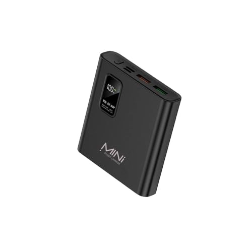 UFUZON Ishiva Mini Power Bank 10000 mAh, PD 22,5W Schnellladen QC 3.0 USB-C, Tragbare Externe Handy-Akku mit LED-Display, Kompatibel mit iPhone 11/12/13/14/15/16, iPad, Samsung UFUZON Ishiva Mini Power Bank 10000 mAh, PD 22,5W Schnellladen QC 3.0 USB-C, Tragbare Externe Handy-Akku mit LED-Display, Kompatibel mit iPhone 11/12/13/14/15/16, iPad, Samsung von UFUZON