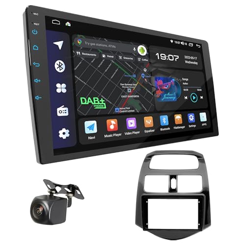 UGAR Kompatibel für Chevrolet Spark (M300) 2013-2015 / Holden Barina Spark (MJ) 2012-2016 9 Zoll Android 13 DSP 8GB+128GB Autoradio HD Voll-Touchscreen GPS-Navigation von UGAR