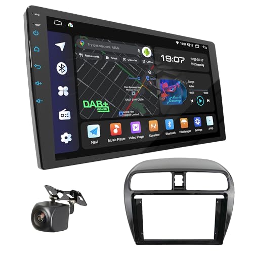 UGAR Kompatibel für Mitsubishi Mirage, Space Star 2012-2018 9 Zoll Android 13 DSP 4GB+64GB Autoradio HD Voll-Touchscreen GPS-Navigation UGAR Kompatibel für Mitsubishi Mirage, Space Star 2012-2018 9 Zoll Android 13 DSP 4GB+64GB Autoradio HD Voll-Touchscreen GPS-Navigation von UGAR