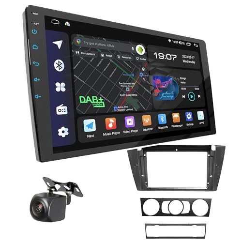 UGAR Kompatibel mit BMW 3-Serie (E90/91/E92/E93) 2004-2012 9 Zoll Android 13 DSP 8 GB + 128 GB Autoradio DAB+ HD Full Touch Screen GPS-Navigation von UGAR