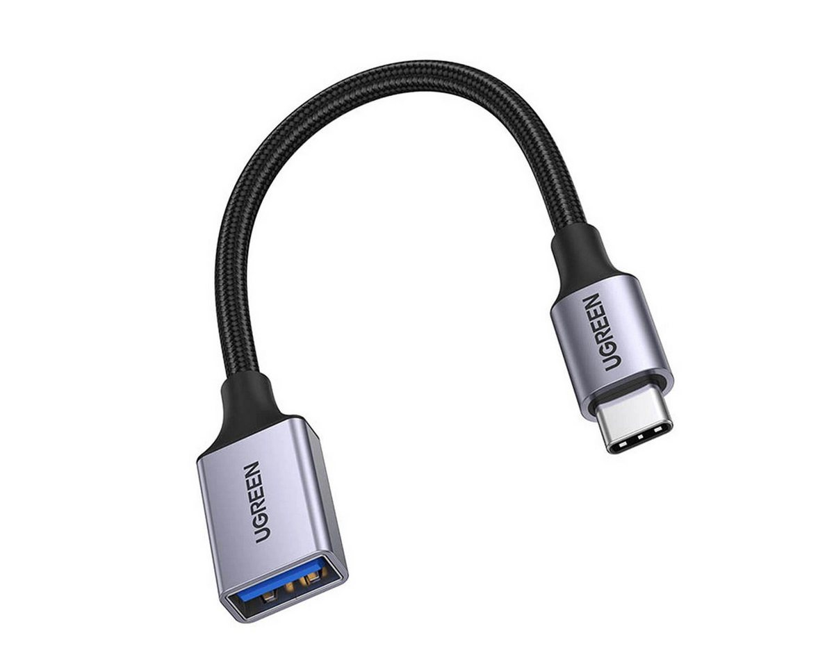UGREEN 0,15m schwarz (US378) - USB-C (männlich) - USB-A (weiblich) 5Gb/s Adapter von UGREEN
