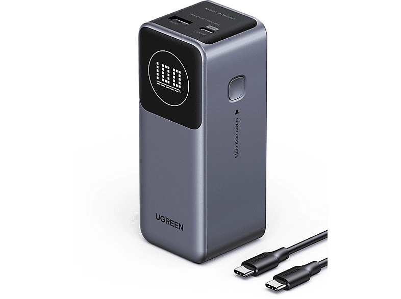 UGREEN 100W Powerbank 12000 mAh Gray von UGREEN