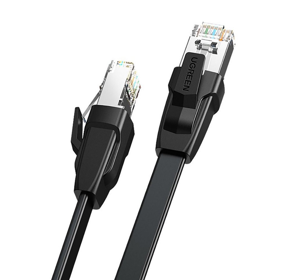 UGREEN 1m LAN Ethernet Cat.8 U / FTP Kabel Netzwerkkabel LAN Kabel Schwarz LAN-Kabel von UGREEN