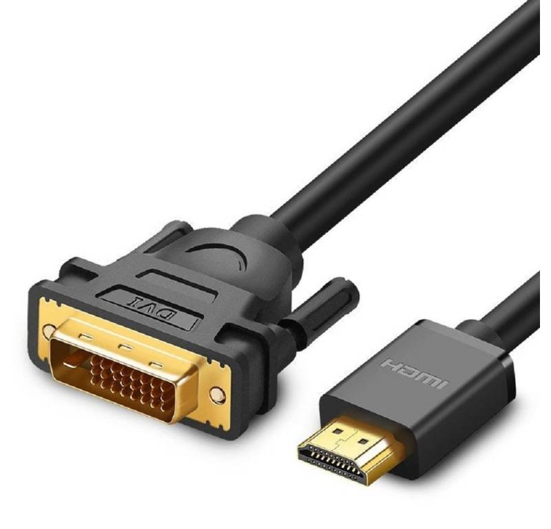 UGREEN 5 Meter Kabel Adapterkabel DVI 24 + 1 Pin kompatibel mit DVI 24 HDMI-Kabel von UGREEN