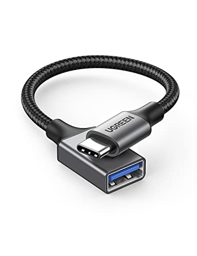 UGREEN Adapter USB C auf USB OTG Adapter USB C OTG Kabel kompatibel mit iPhone 16 15 Serie/iPad Pro/MacBook Pro M4/Mac Mini/Galaxy S24/S23 Serie Huawei P60 Series usw (Schwarz) von UGREEN