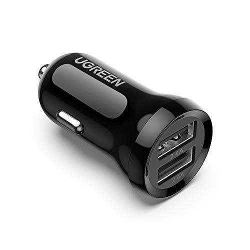 UGREEN Auto Ladegerät Mini USB Zigarettenanzünder Adapter Autoladegerät 4.8A 12V-24V KFZ Ladegerät 2 Eingänge Handy Ladegerät Auto kompatibel mit iPhone 11 Huawei P30 Galaxy S10 iPad Air usw. UGREEN Auto Ladegerät Mini USB Zigarettenanzünder Adapter Autoladegerät 4.8A 12V-24V KFZ Ladegerät 2 Eingänge Handy Ladegerät Auto kompatibel mit iPhone 11 Huawei P30 Galaxy S10 iPad Air usw. von UGREEN