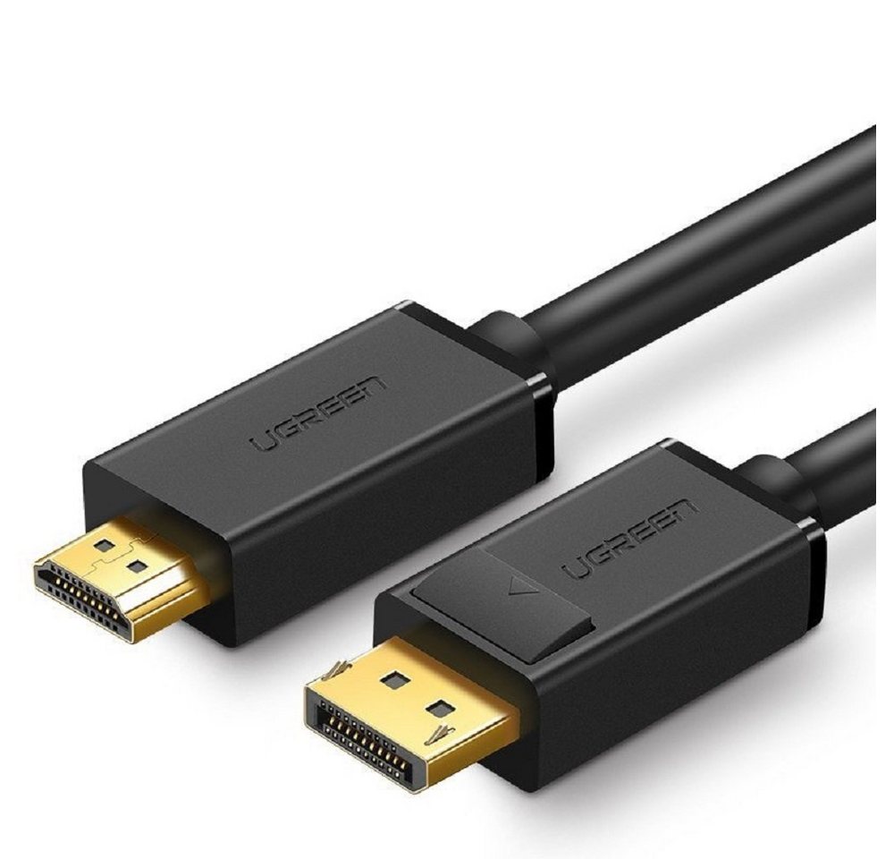 UGREEN DP101 DisplayPort - HDMI Cable Kablel Videoadapter FullHD 5m schwarz HDMI-Kabel von UGREEN