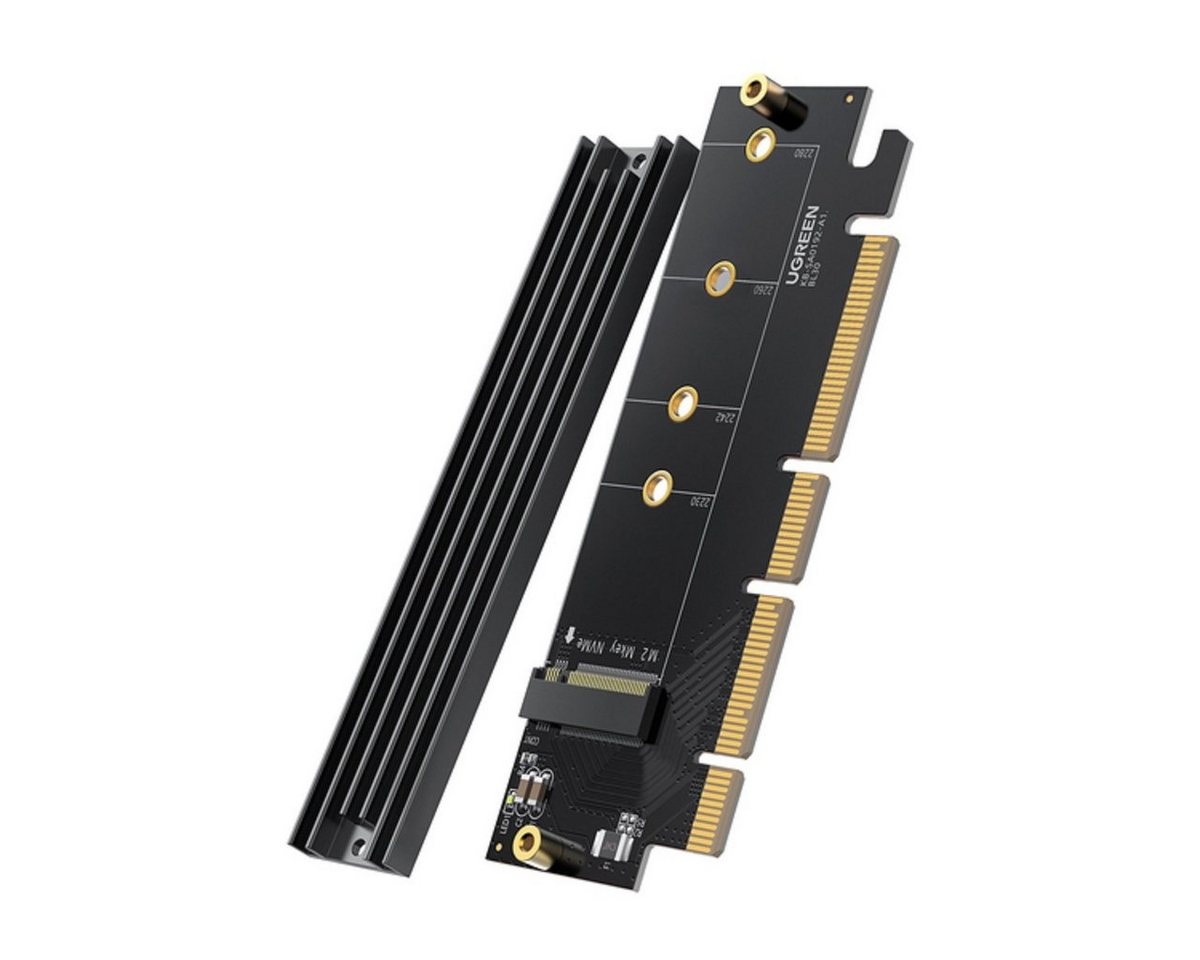 UGREEN Erweiterungskartenadapter PCIe 4.0 x16 auf M.2 NVMe M-Key Computer-Adapter UGREEN Erweiterungskartenadapter PCIe 4.0 x16 auf M.2 NVMe M-Key Computer-Adapter von UGREEN