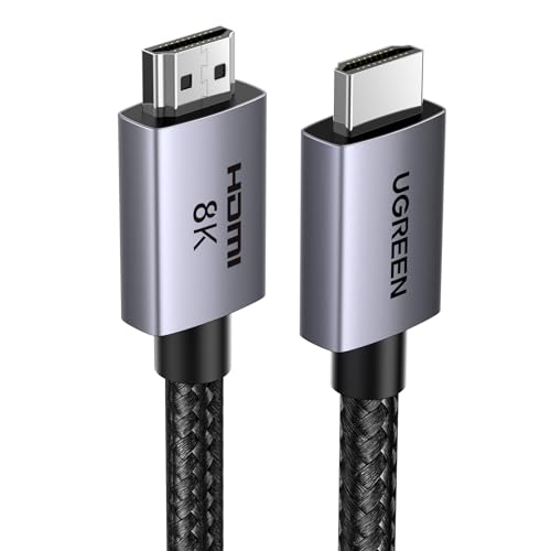 UGREEN HDMI 2.1 Kabel 10K 8K 60Hz 4K 240Hz 165Hz 144Hz 120Hz 48Gbit/s High Speed, HDMI Kabel 2.1 Ultra HD eARC HDR 10+ HDCP Dolby Vision VRR kompatibel mit Mac mini M4/PS5/ Xbox-Serie X/Laptop(10M) von UGREEN