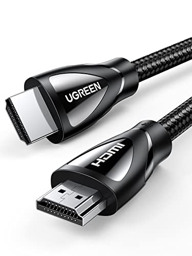 UGREEN HDMI 2.1 Kabel High Speed HDMI Kabel 8K@60Hz /4K@120Hz mit Ethernet 48Gbps unterstützt Dynamic HDR 10, 3D, eARC, Dolby Vision, HDCP 2.2&2.3 kompatibel mit PS5/PS4 usw.(2M) von UGREEN