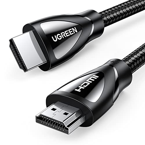 UGREEN HDMI 2.1 Kabel High Speed HDMI Kabel 8K@60Hz /4K@120Hz mit Ethernet 48Gbps unterstützt Dynamic HDR 10, 3D, eARC, Dolby Vision, HDCP 2.2&2.3 kompatibel mit PS5/PS4 usw.(3M) von UGREEN