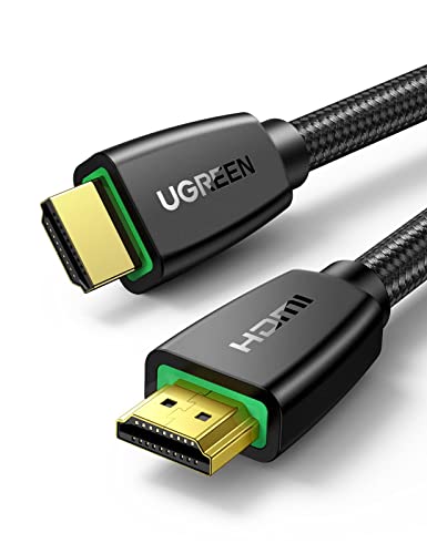 UGREEN HDMI Kabel 4K 60Hz UHD 2.0 HDMI ARC Kabel HDR 3D High Speed 18Gbps mit Ethernet vergoldet kompatibel mit TV Fernseher, Monitor, Blu-ray, PS5/PS4/PS3, Xbox Series S, Soundbar(0.5M von UGREEN