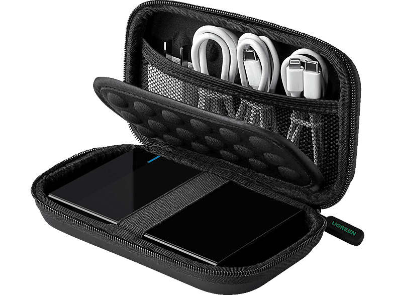 UGREEN Hard Disk Storage Bag Large Size, Black von UGREEN