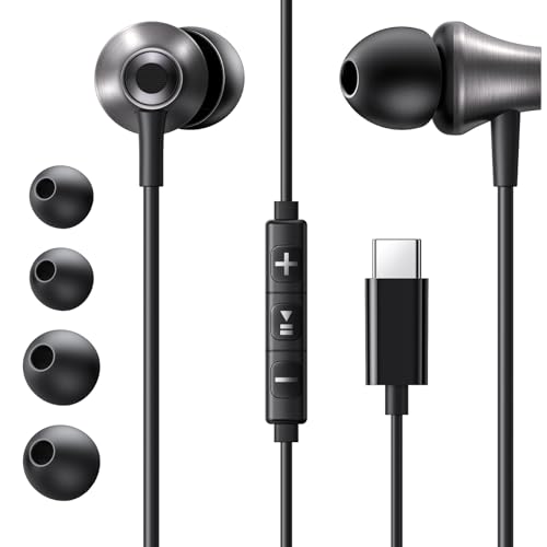 UGREEN HiTune USB C Kopfhörer mit Kabel, In-Ear Magnetkopfhörer mit Lautstärkeregler HiFi Sound Kompatibel mit iPhone 16 Serie Galaxy S24 S23 S22 Serie iPad Pro Air Android usw UGREEN HiTune USB C Kopfhörer mit Kabel, In-Ear Magnetkopfhörer mit Lautstärkeregler HiFi Sound Kompatibel mit iPhone 16 Serie Galaxy S24 S23 S22 Serie iPad Pro Air Android usw von UGREEN