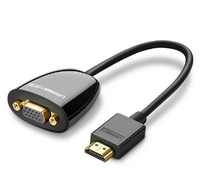 UGREEN Kabel Adapter unidirektional HDMI (männlich) auf VGA (männlich) FHD Laptop-Adapter von UGREEN