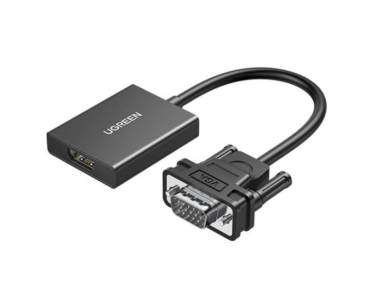 UGREEN Kabel Adapterkabel VGA (männlich) - HDMI (weiblich) 0,15m HDMI-Adapter von UGREEN