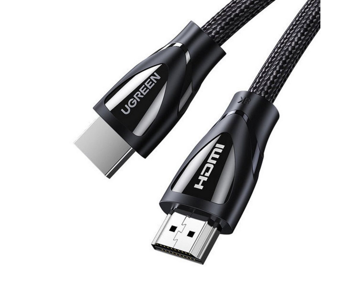 UGREEN Kabel HDMI 2.1 8K 60Hz 2m schwarz (HD140) HDMI-Kabel, (200 cm) von UGREEN
