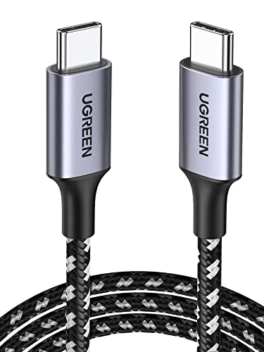 UGREEN Kabel USB-C USB-C 3.1 Ladekabel 60W USB C USB C Power Delivery 5Gbps 4K@60Hz kompatibel mit iPhone 15 Pro Max, iPhone 15 Plus, iPad Pro Surface Go Galaxy S24 S23 S22 A54 Steam Deck usw. (1m) von UGREEN