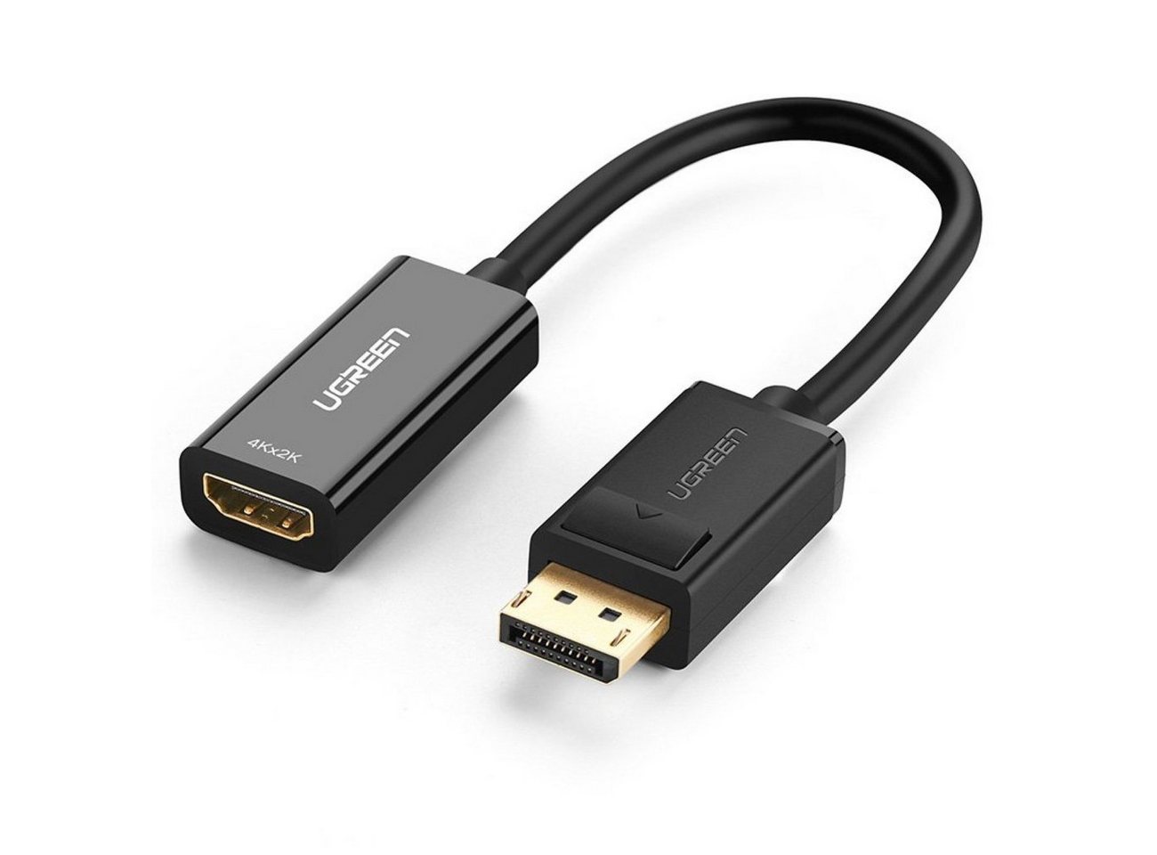 UGREEN Kabel von DisplayPort auf HDMI 1080P 60Hz 12bit Schwarz HDMI-Adapter von UGREEN