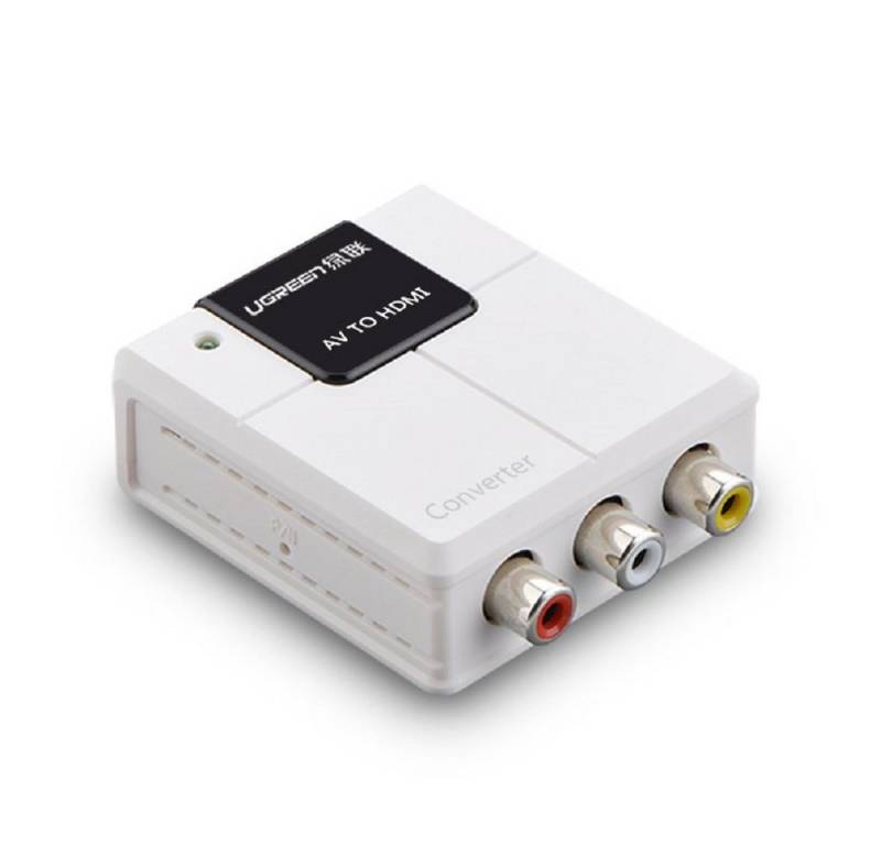UGREEN Konverter von Analog-zu-Digital Audio-Video-Signal RCA - HDMI Weiß Audio- & Video-Adapter von UGREEN