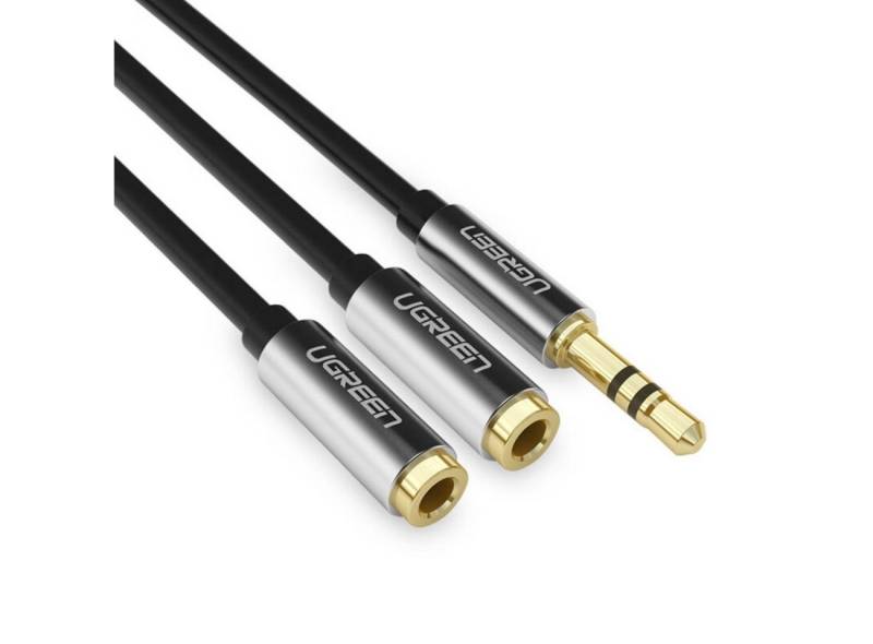 UGREEN Kopfhörerkabel 3,5 mm Miniklinke - 2x 3,5 mm Miniklinke Audio-Kabel von UGREEN