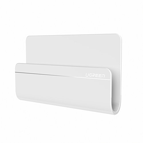 UGREEN Ladehalterung Handy Wandhalterung Handyhalterung für Wand kompatibel mit iPhone 13 12 11 Pro Max X 8 Plus kompatibel mit Galaxy S20 S10 A50 Huawei Mate 20 P30 usw., 4.6’’ x 2.7’’ x 0.6’’ von UGREEN