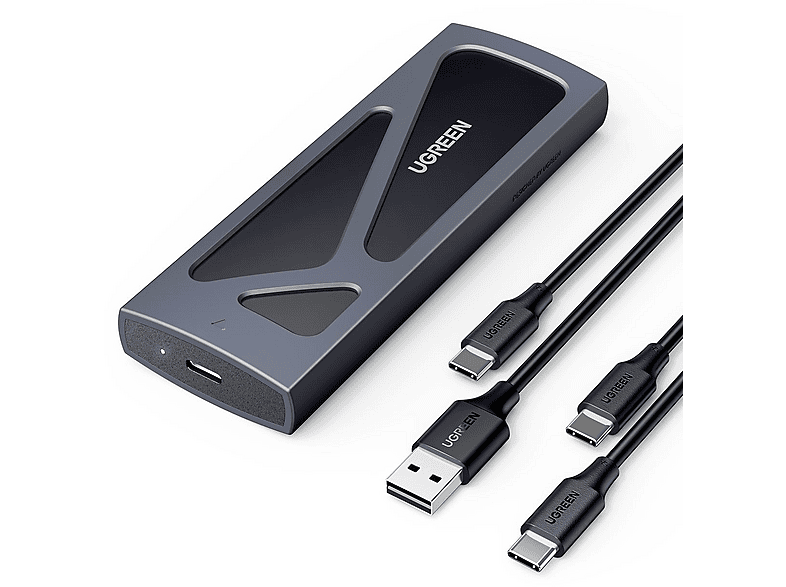 UGREEN M.2 NVMe SSD Gehäuse, Black UGREEN M.2 NVMe SSD Gehäuse, Black von UGREEN