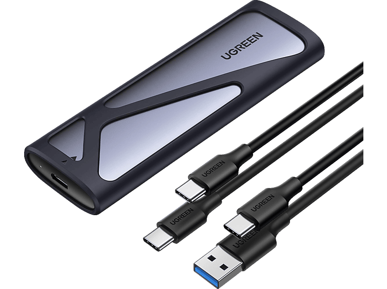UGREEN M.2 SATA/NVMe Gehäuse, Gray UGREEN M.2 SATA/NVMe Gehäuse, Gray von UGREEN