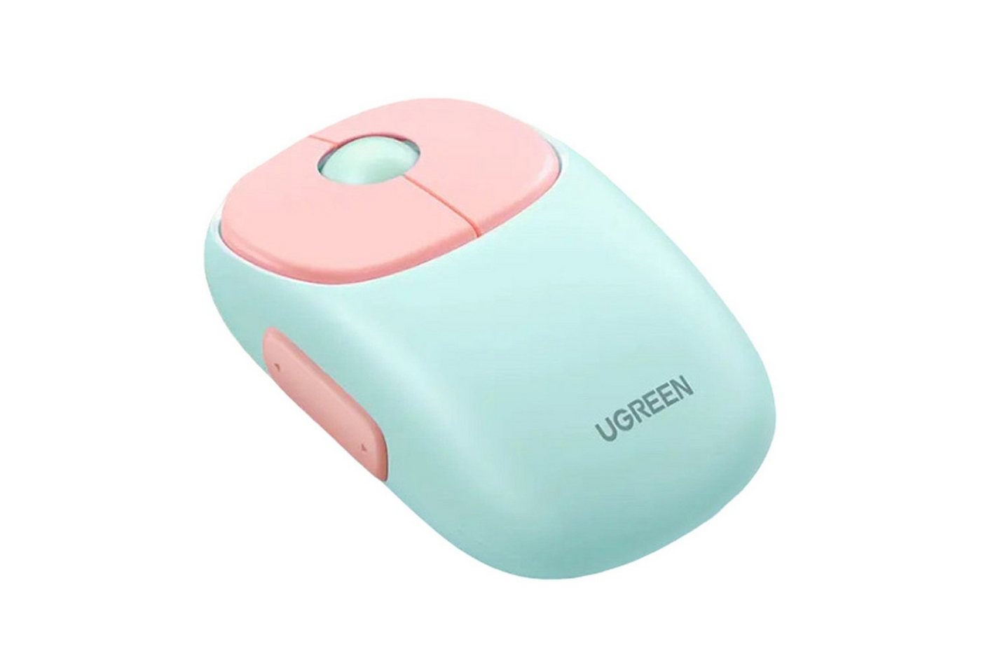 UGREEN MU102 FUN+ Bluetooth / 2,4 GHz kabellose Schwarz/ Pink Maus von UGREEN