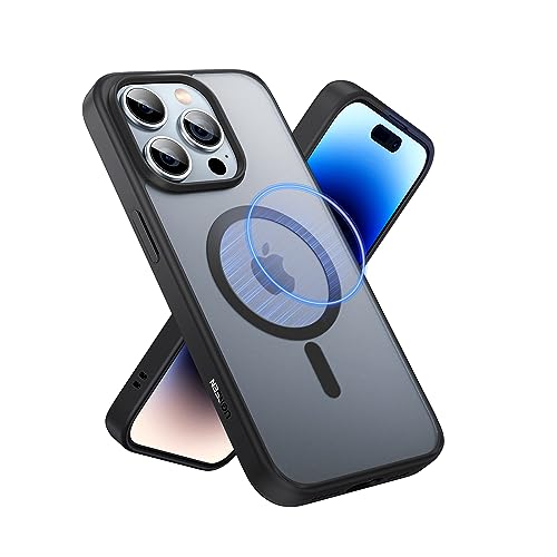 UGREEN Magnetische Handyhülle für iPhone 15 Pro Max 6,7 Zoll Kompatibel mit MagSafe, Keine Vergilbung, durchscheinende Matt Schutzhülle, Dünne Stoßfeste Handy Hülle von UGREEN
