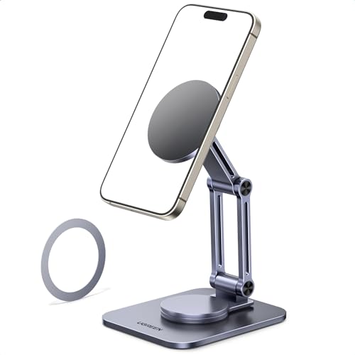 UGREEN Magnetischer Handy Ständer 360°Verstellbar, Aluminium Magsafe Handyhalterung mit Metallringe, Handyhalter Kompatibel mit iPhone 16 15 14 13 12 Pro Max und Magsafe Hülle, Galaxy S23 Ultra S23+ UGREEN Magnetischer Handy Ständer 360°Verstellbar, Aluminium Magsafe Handyhalterung mit Metallringe, Handyhalter Kompatibel mit iPhone 16 15 14 13 12 Pro Max und Magsafe Hülle, Galaxy S23 Ultra S23+ von UGREEN